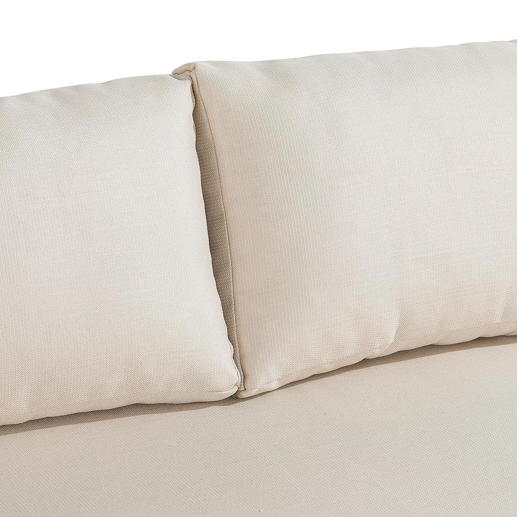 Loungegrupp deNoord Aspvik Soffgrupp Svart med Beige dynor