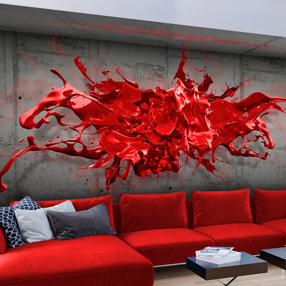 Fototapet Arkiio Red Ink Blot
