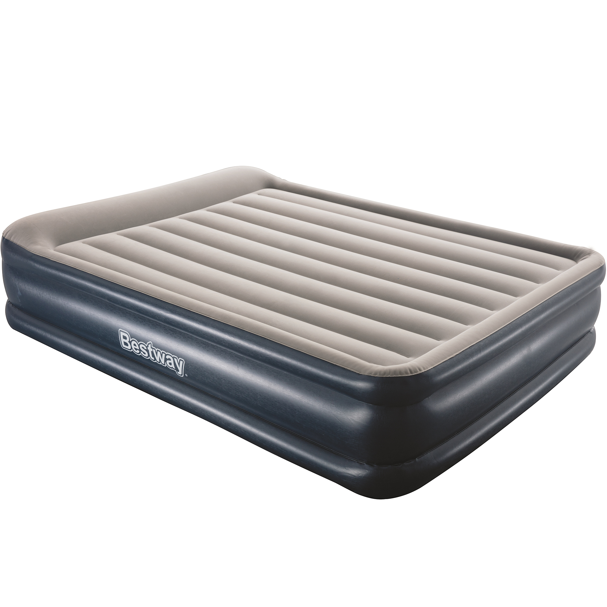 Uppblåsbar Dubbelsäng Bestway Hög Inbyggd Pump Tritech Queen Airbed