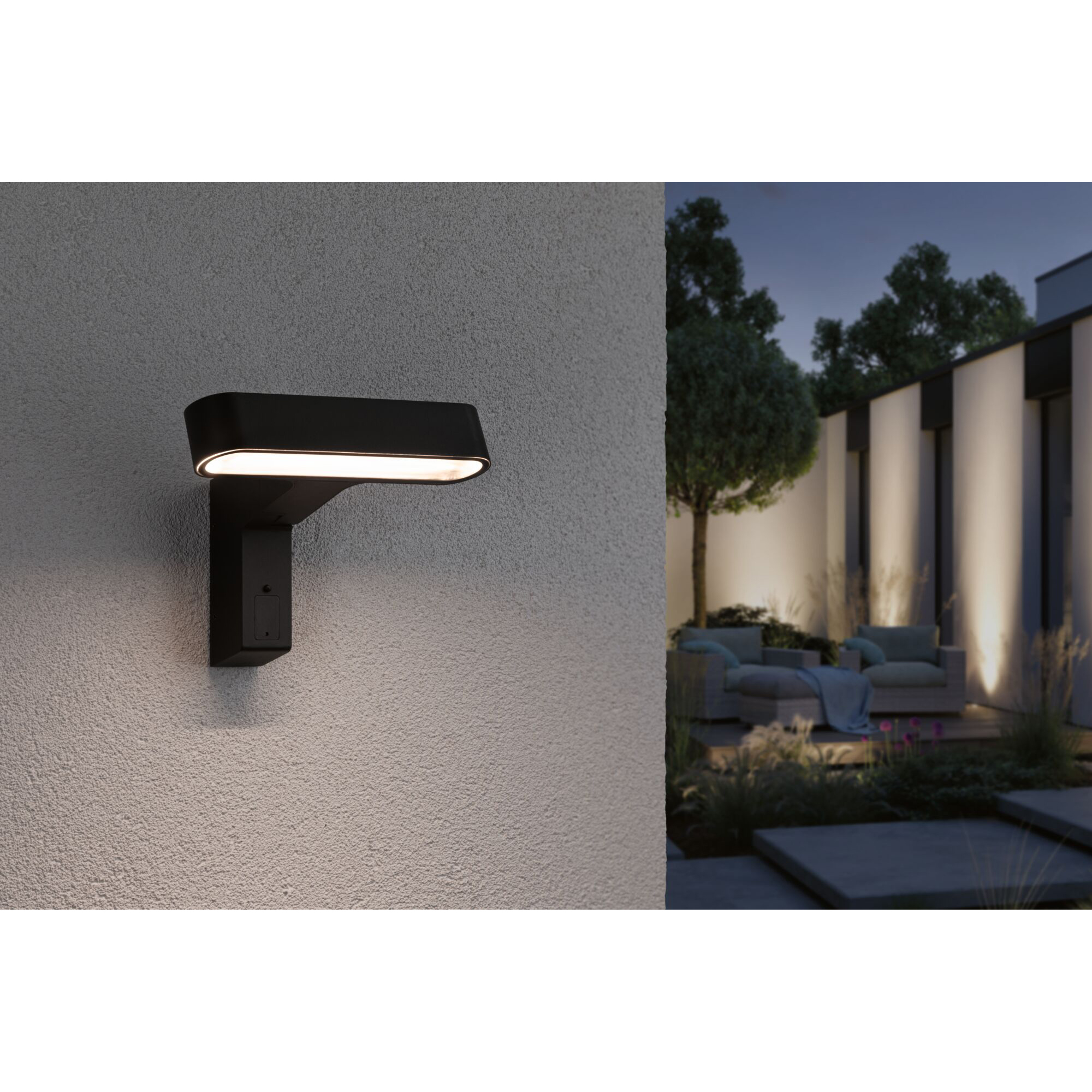 Fasadbelysning LED Paulmann Ito med Rörelsesensor IP44 230V