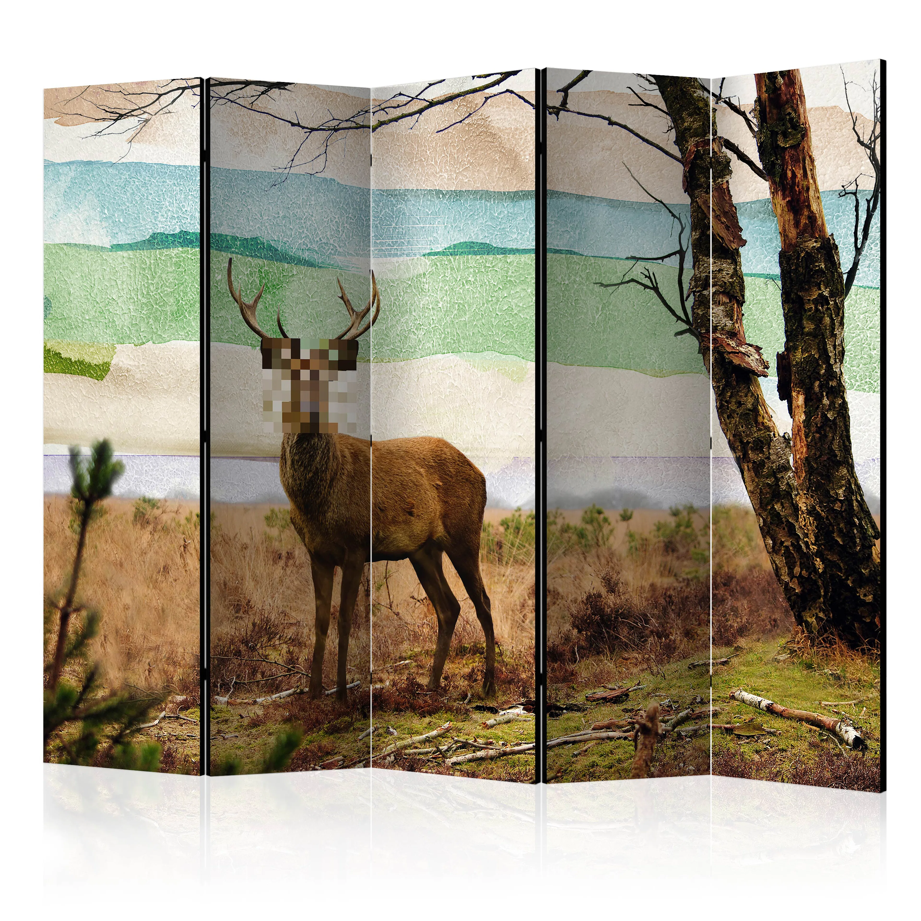 Rumsavdelare Skärmvägg Arkiio Forest Fugitive II 225x172 cm