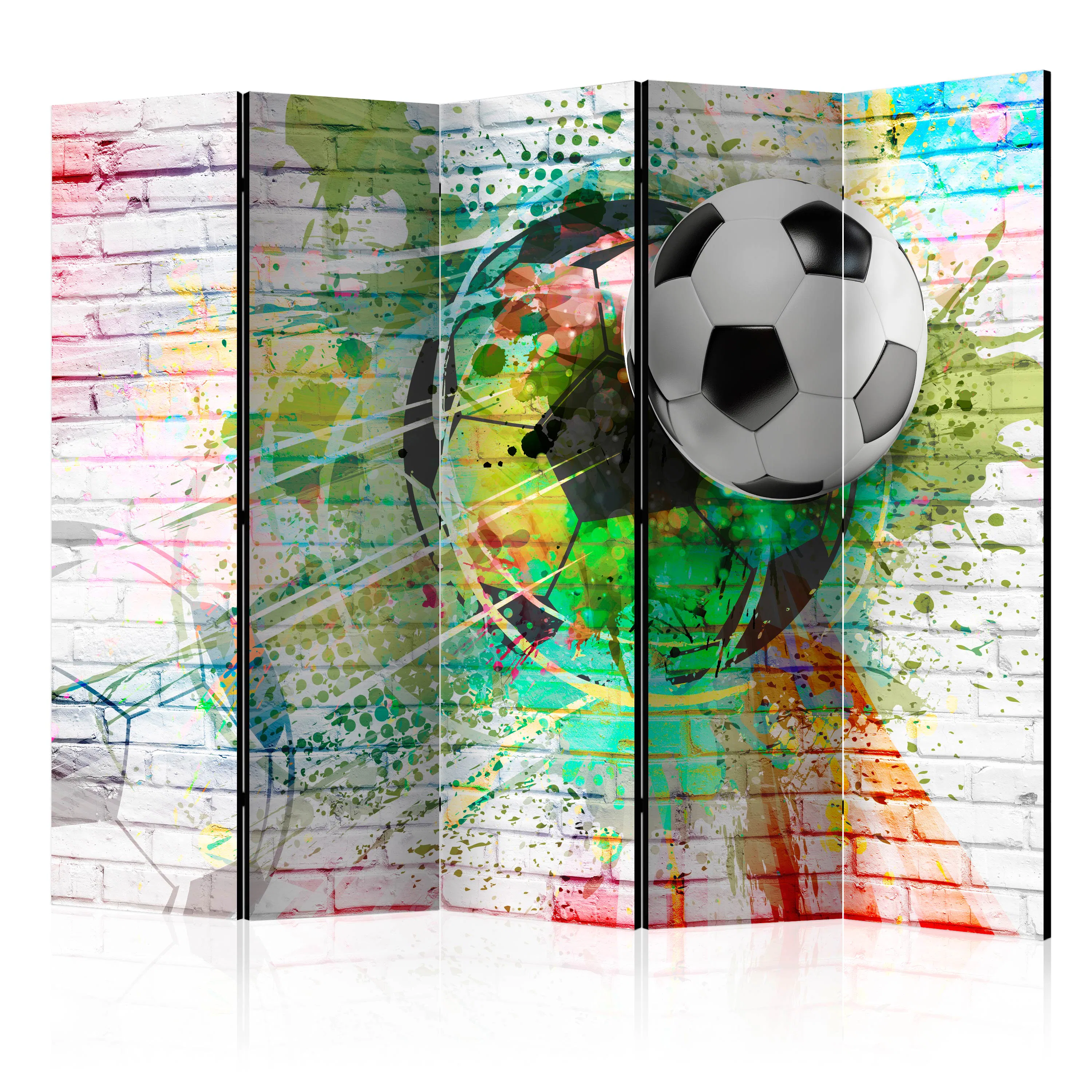 Rumsavdelare Skärmvägg Arkiio Colourful Sport II 225x172 cm
