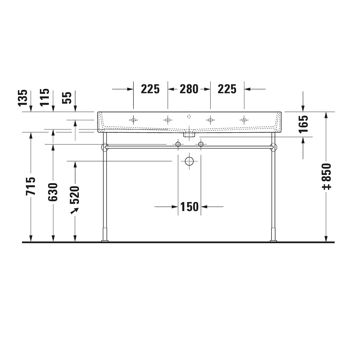 Tvättställ Duravit Vero Air