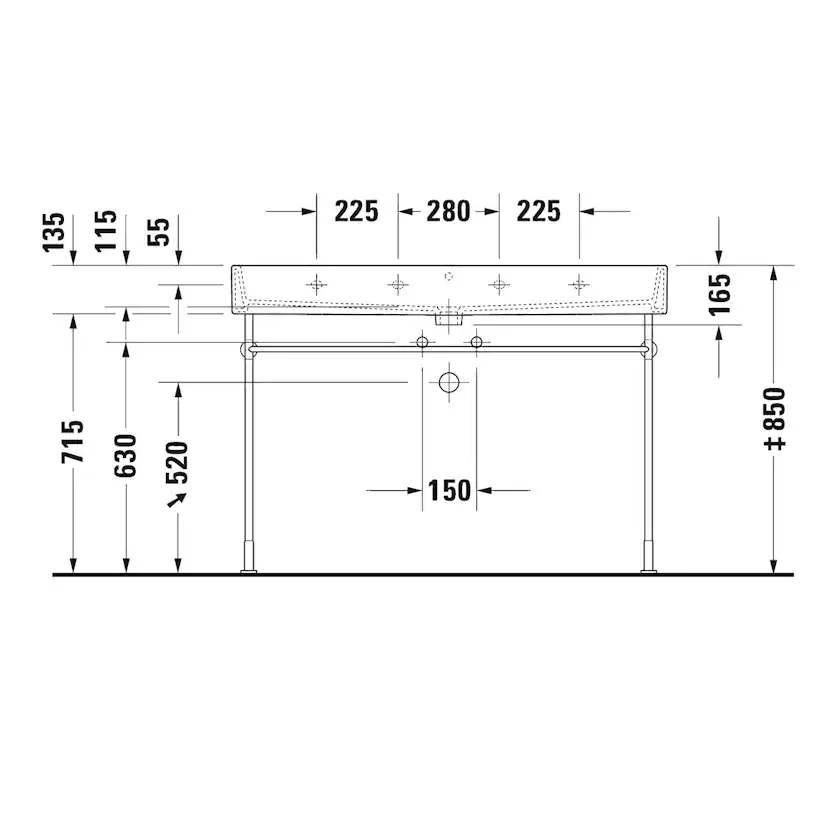Tvättställ Duravit Vero Air