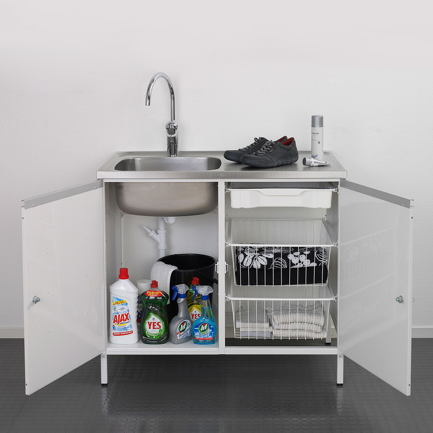 Tvättbänk Contura Steel CABL 10 Vit