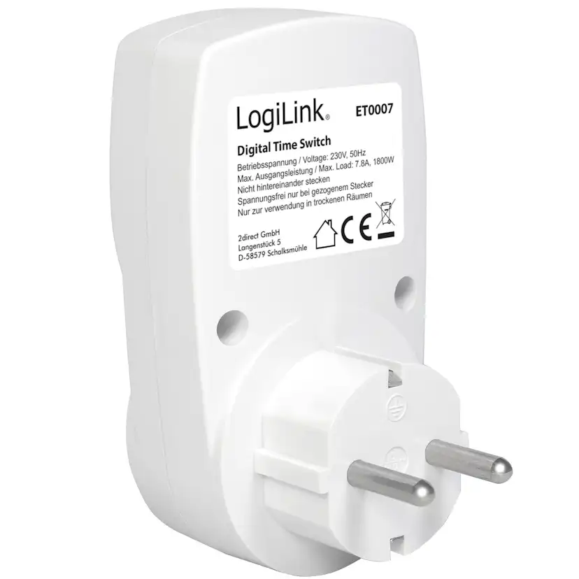 Inomhustimer LogiLink Digital 1800W