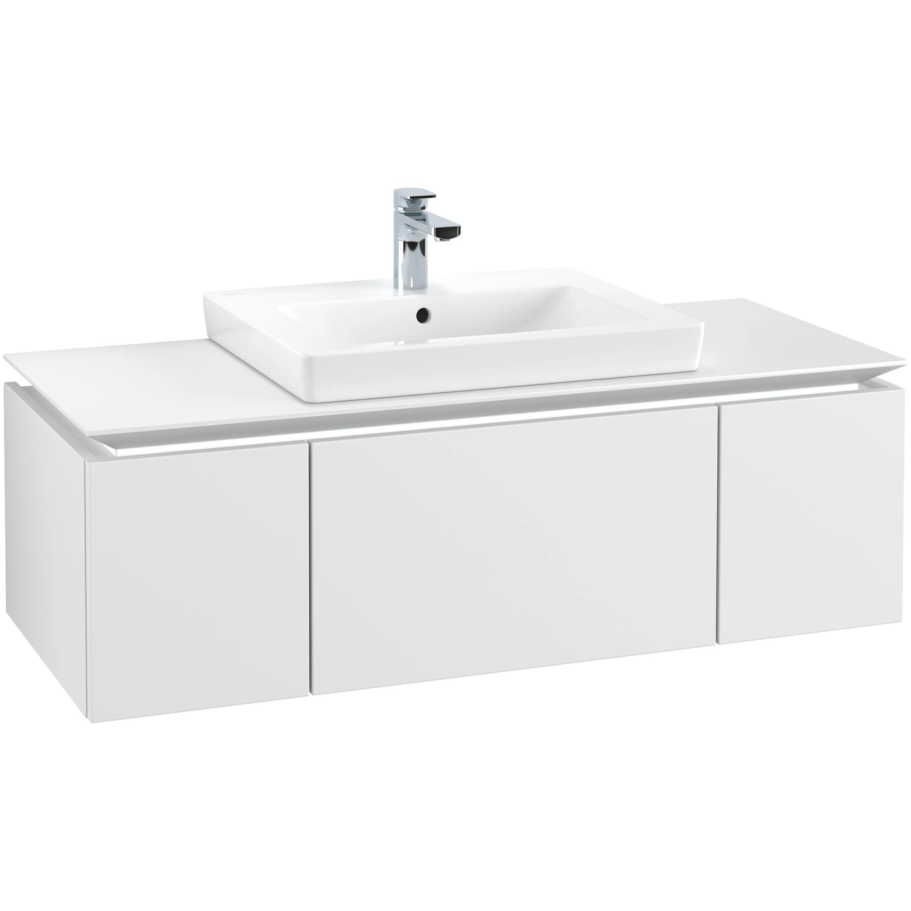 Tvättställsskåp Villeroy & Boch Legato Kompakt med 3 Lådor för Tvättställ