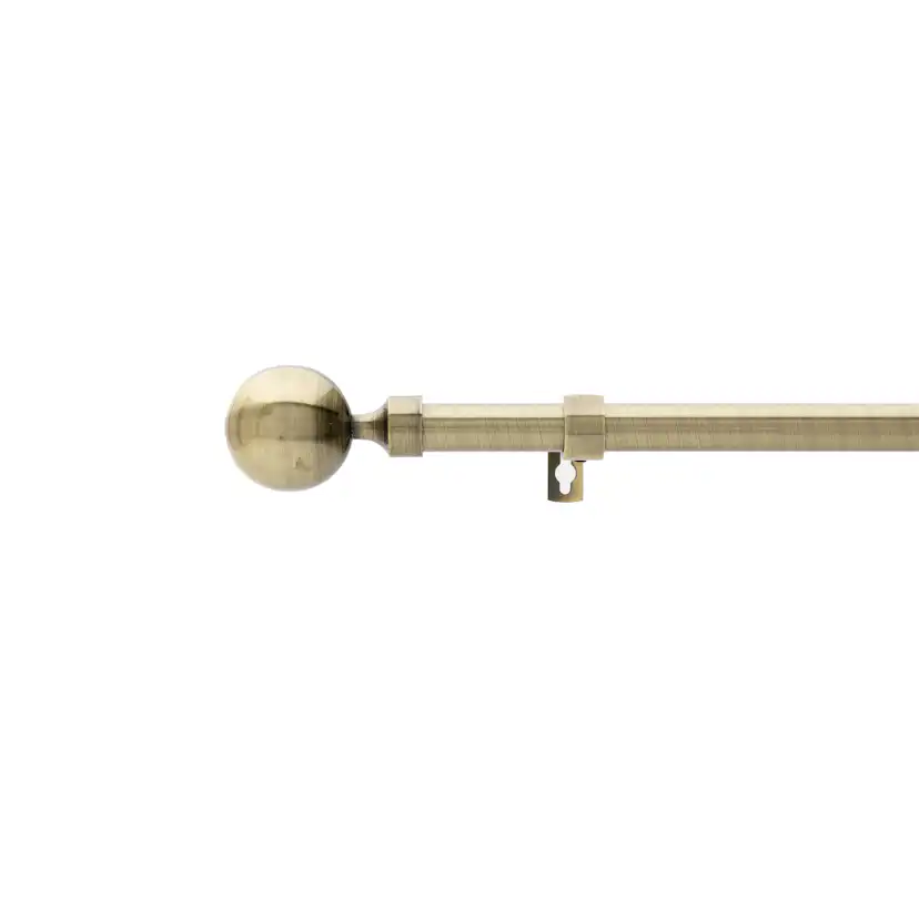 Gardinstångset Kirsch Stockholm 90-160cm Antikmässing