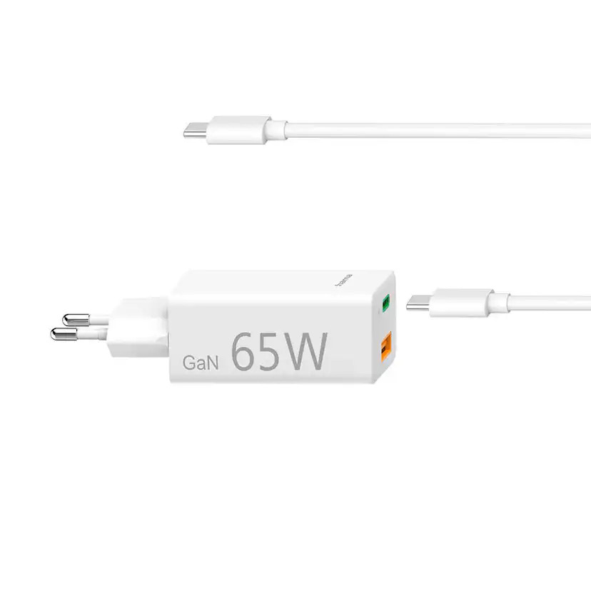 Laddare Hama USB-C Universal USB-C/A PD GaN 5-20V/65W