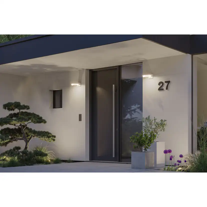 Fasadbelysning LED Paulmann Capera IP44 230V Färg: Vit