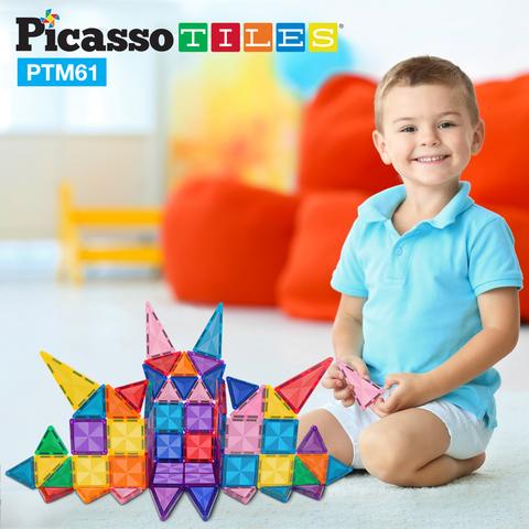 Magnetplattor Picasso Tiles 61 bitar Mini