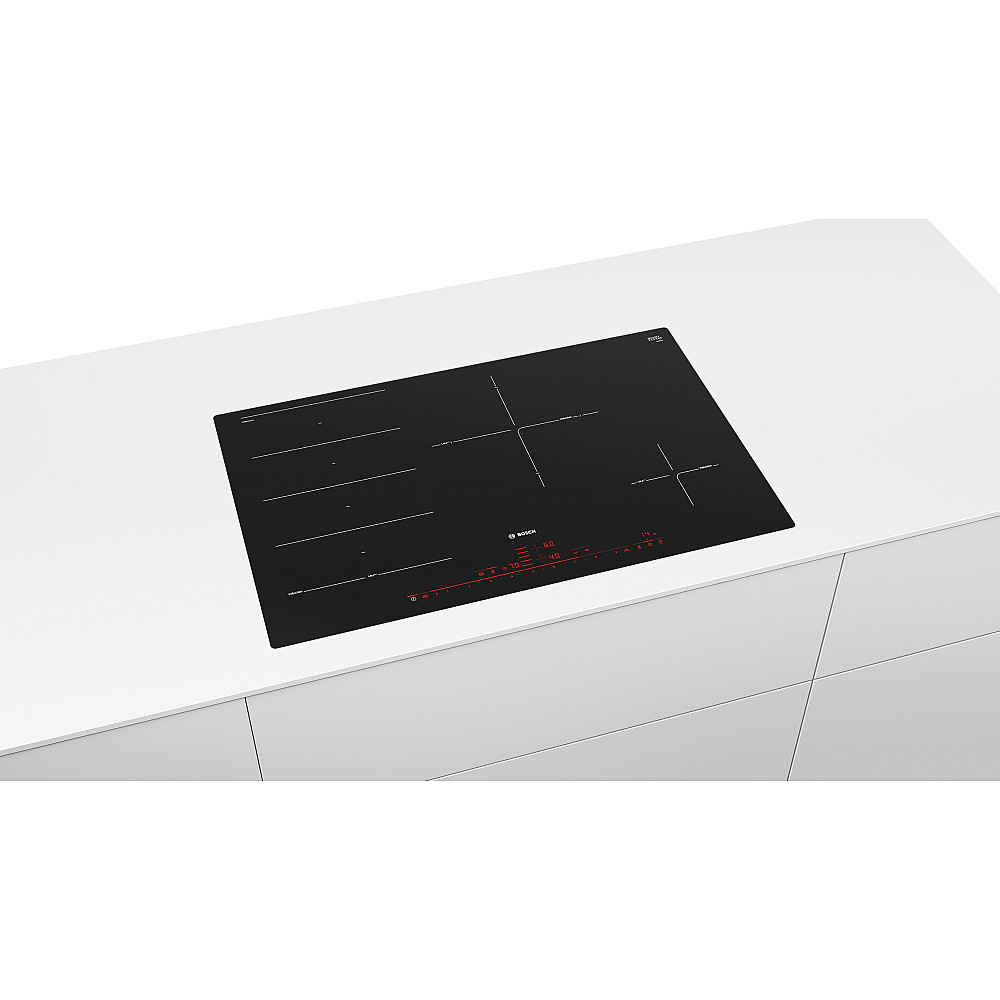 Induktionshäll BOSCH Serie 8 PXE801DC1E Svart 80cm flexzoner