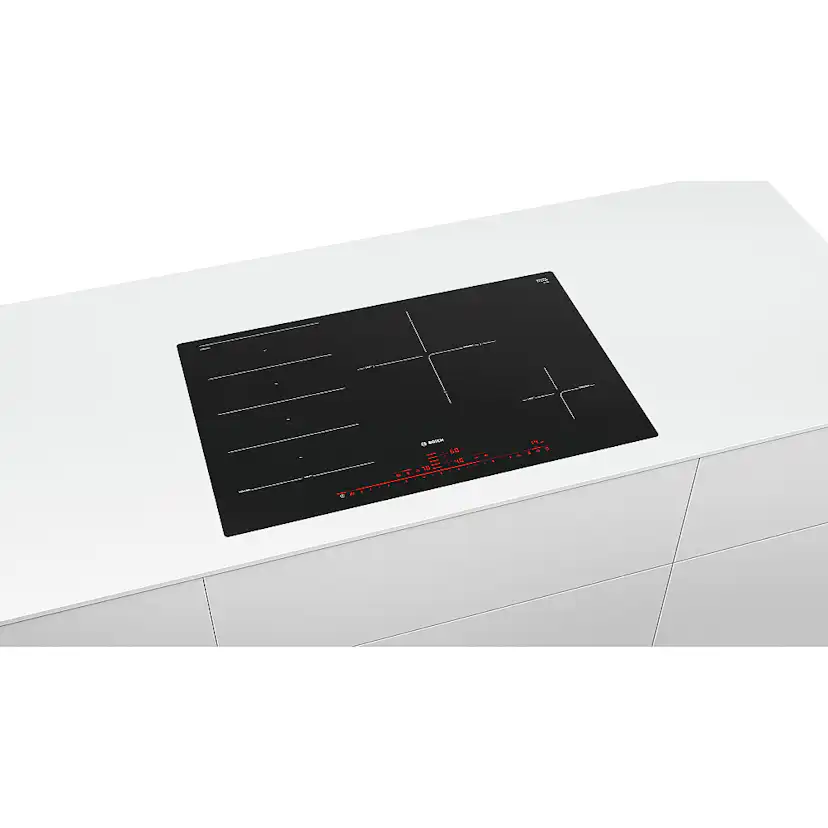 Induktionshäll BOSCH Serie 8 PXE801DC1E Svart 80cm flexzoner