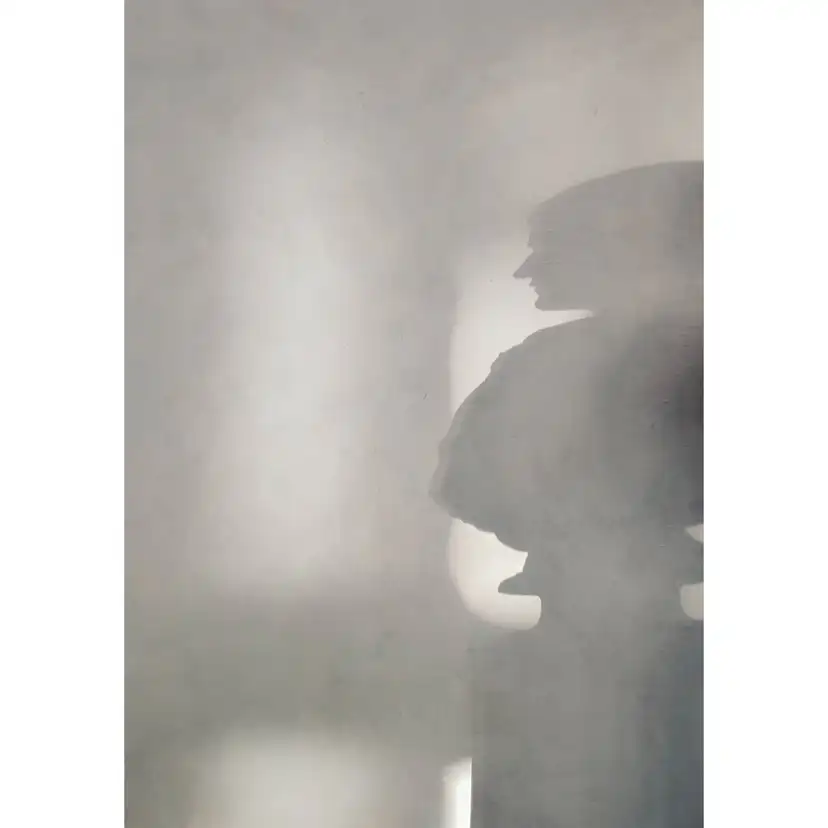 Posters Venture Home Human Shadow Vit/grå