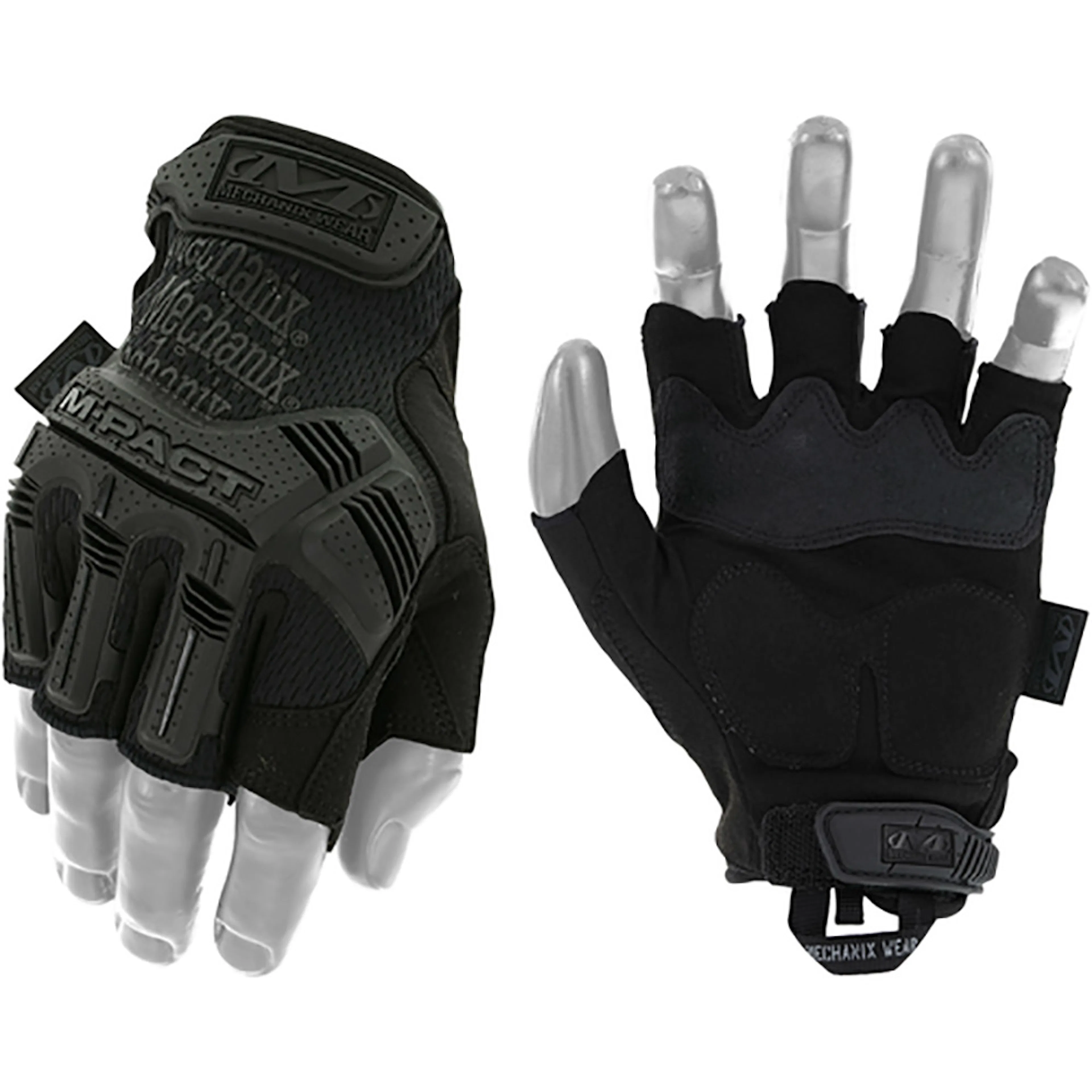 Mechanix M-Pact Fingerless Covert Black strl M Storlek M