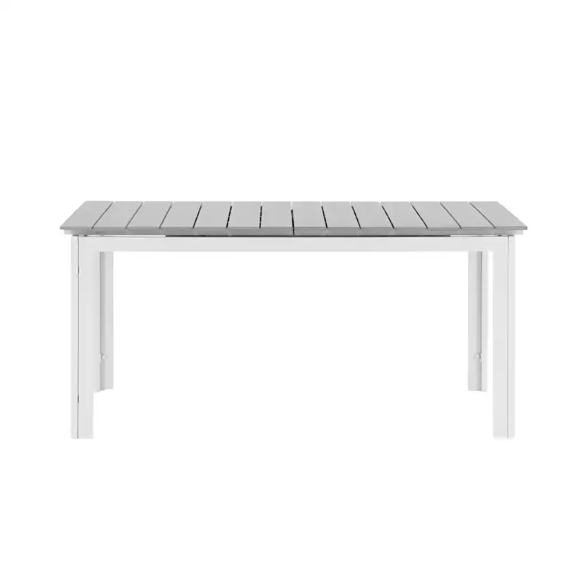 Levels - Bord - 160/240*90 - Vit Alu/Grå aintwood Vit/Grå