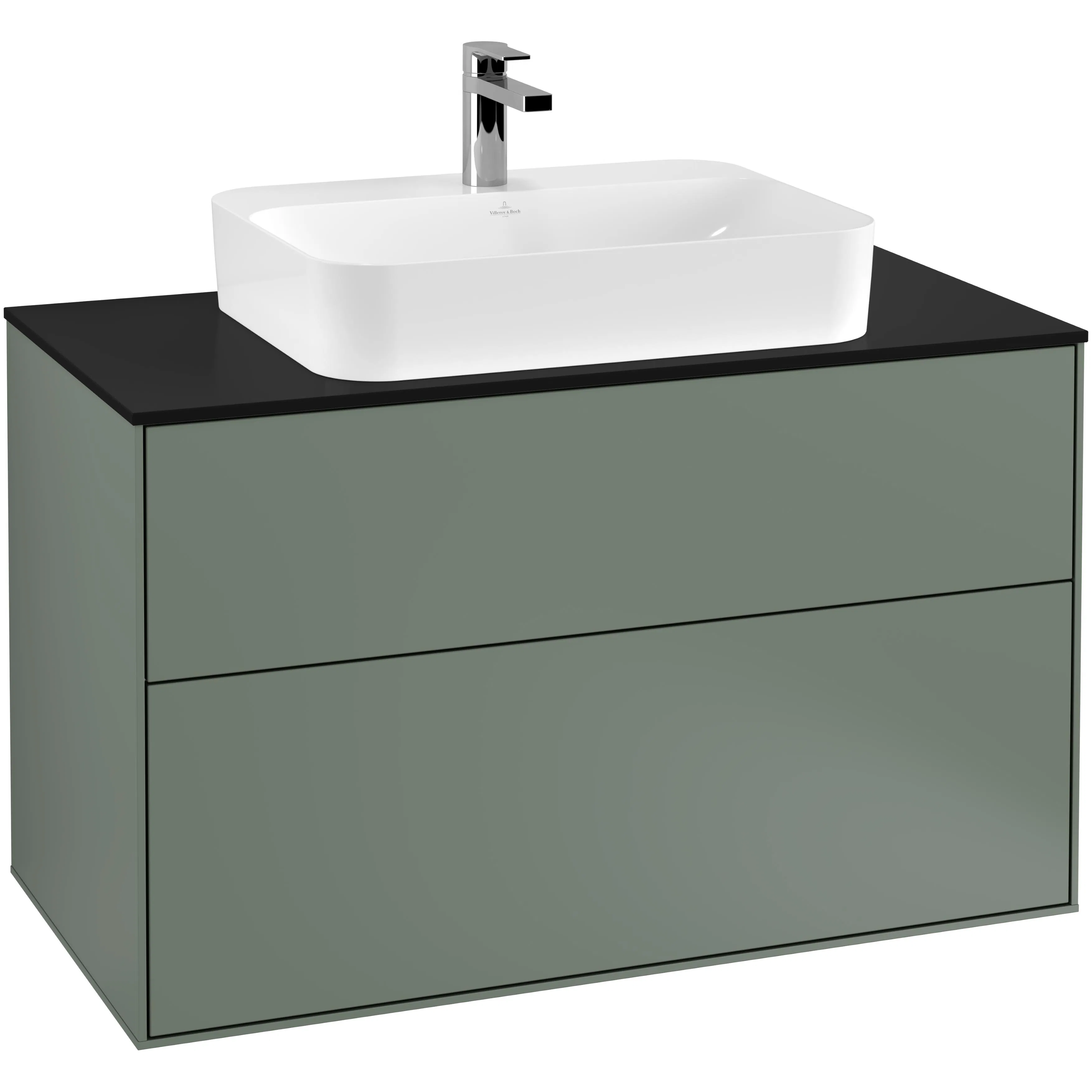 Tvättställsskåp Villeroy & Boch Finion med 2 Lådor och Bänkskiva för Ytmonterat Tvättställ
