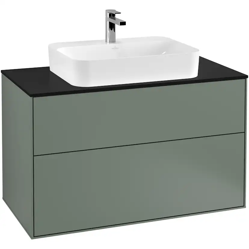 Tvättställsskåp Villeroy & Boch Finion med 2 Lådor och Bänkskiva för Ytmonterat Tvättställ