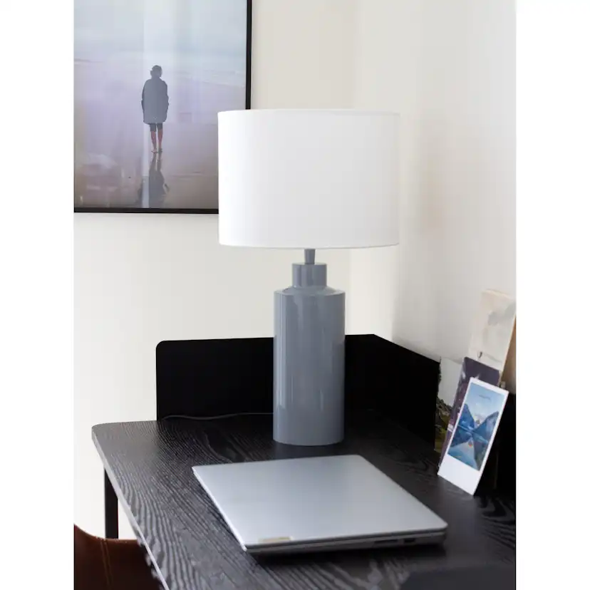 Bordsslampa PR Home Solo med Lampskärm i Tyg 55 cm