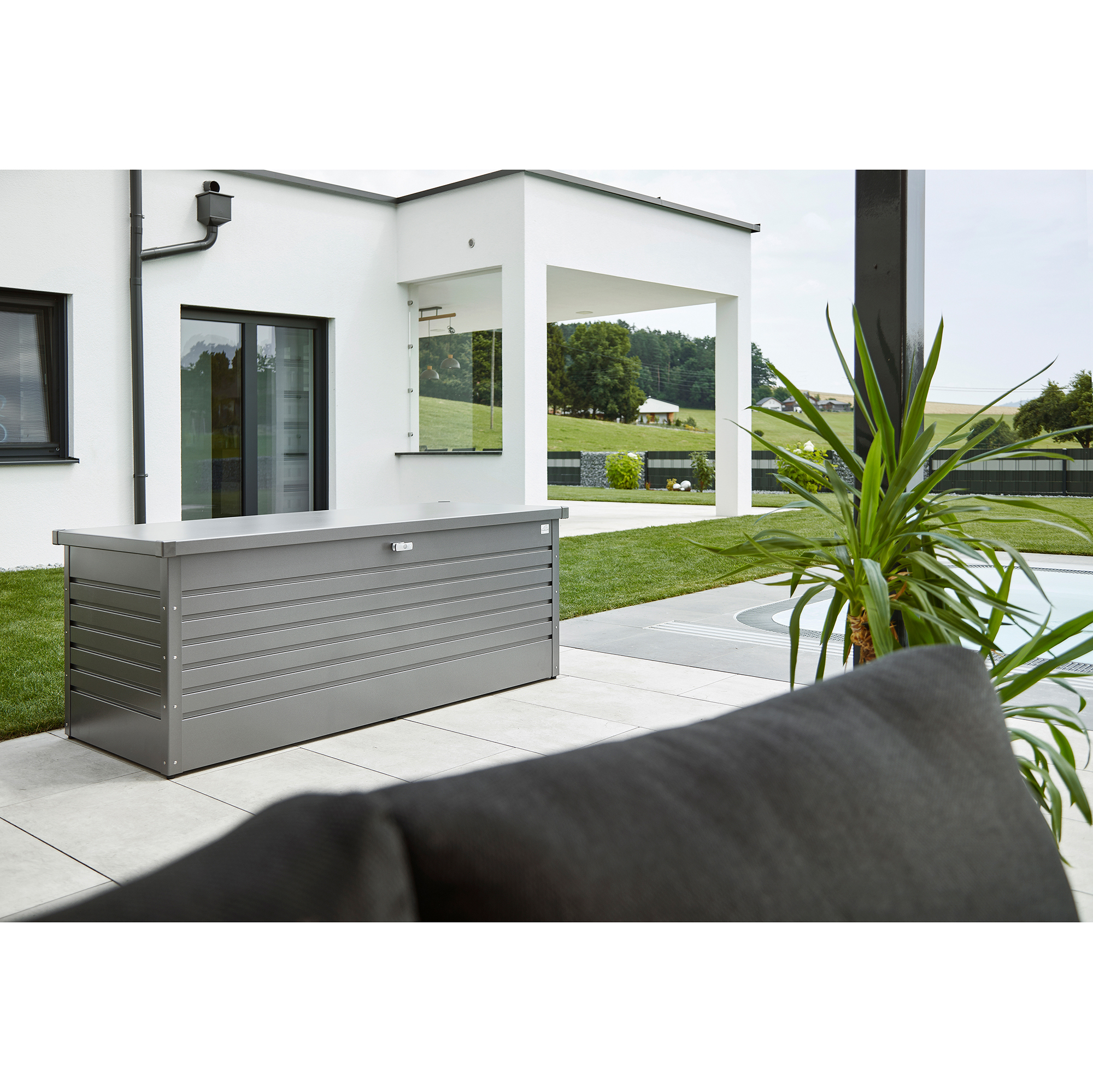 LeisureTime Box 160 High metallic quartz grey Metallic Kvartsgrå
