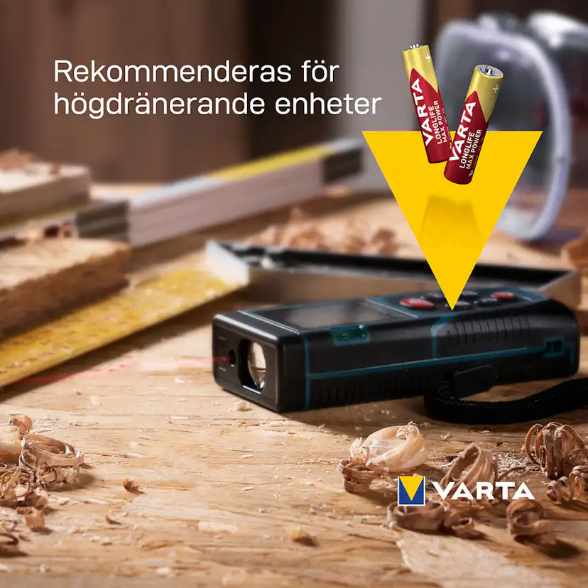 Batteri VARTA Alkaliska Max Power LR03/AAA 4-Pack