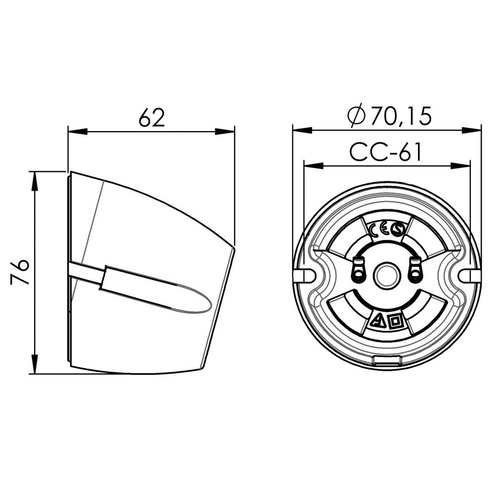 Fotlamphållare Ifö Electric Basic Sned E27