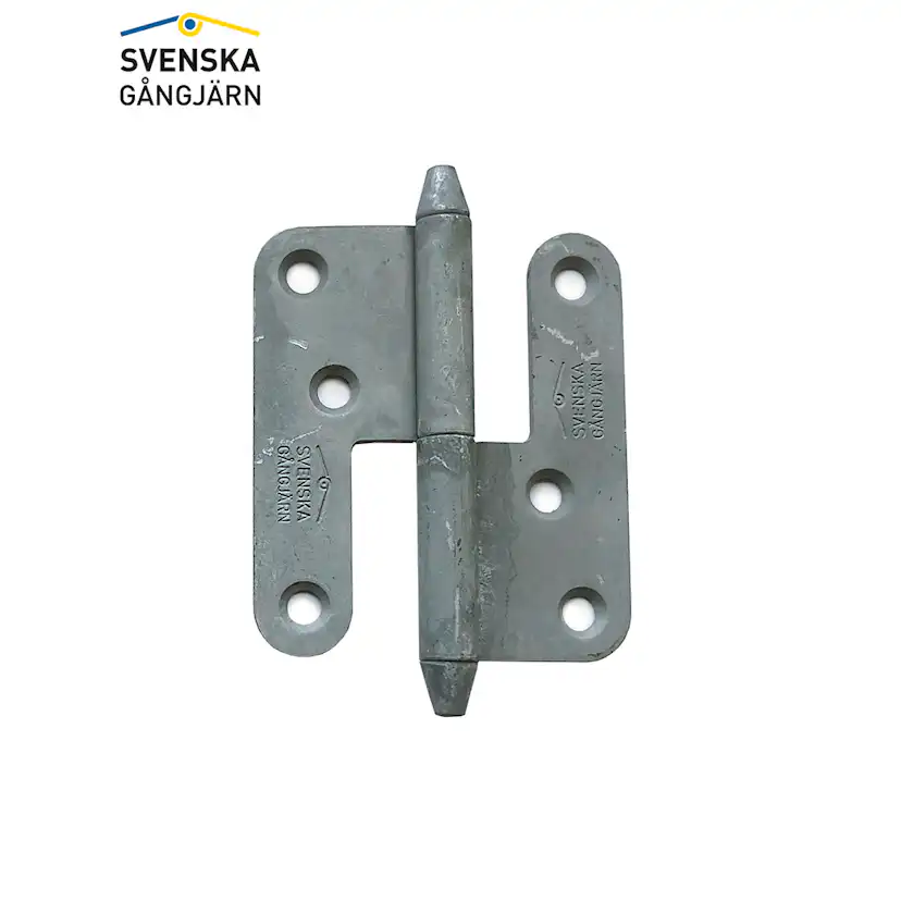 Gångjärn 1222-85 Vä varmförz konisk knopp 100st/fp Vänster, Varmförzinkat, Konisk knopp