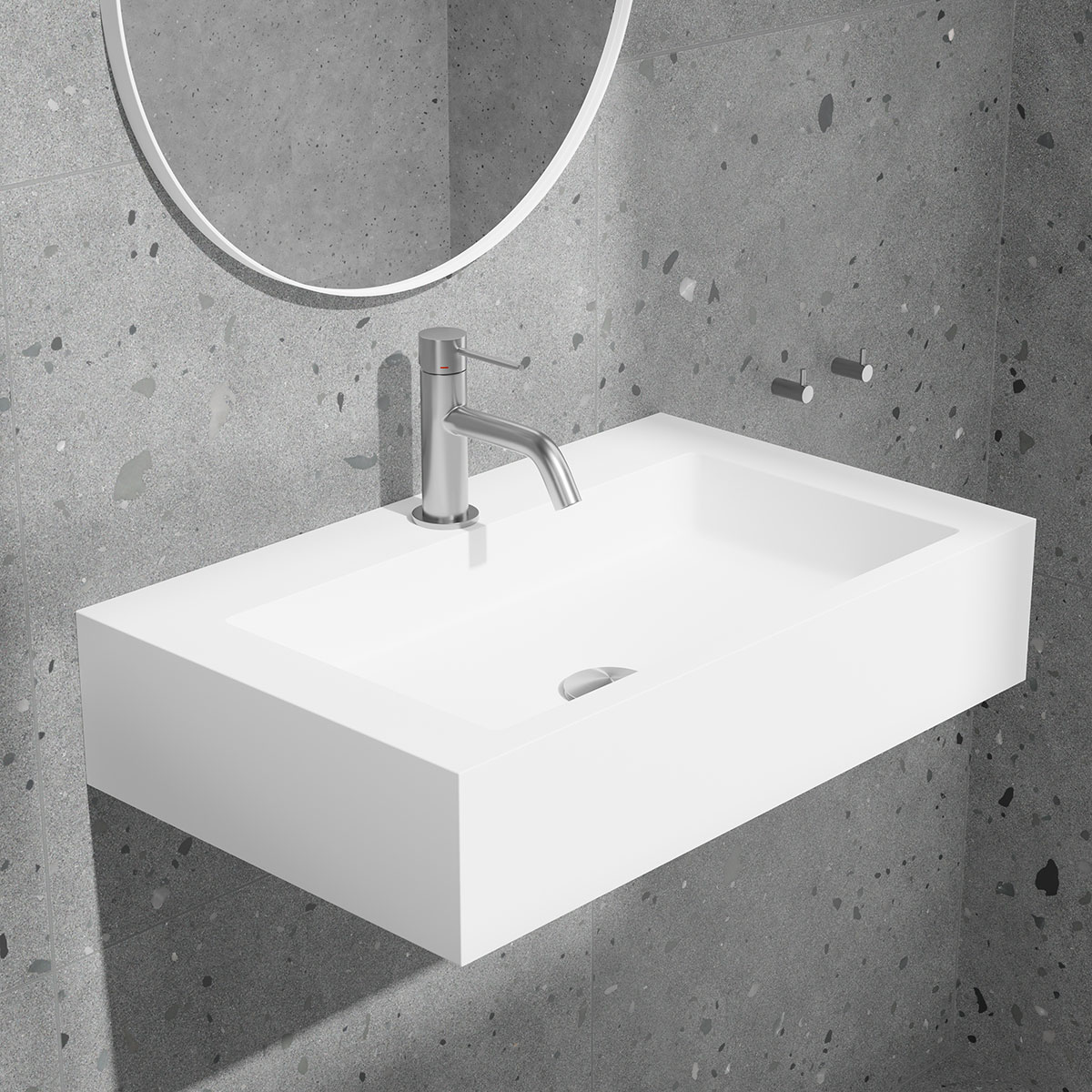 Tvättställsblandare Scandtap Steel Voyage