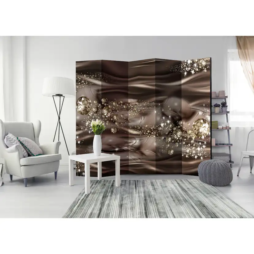 Rumsavdelare Skärmvägg Arkiio Chocolate River II 225x172 cm