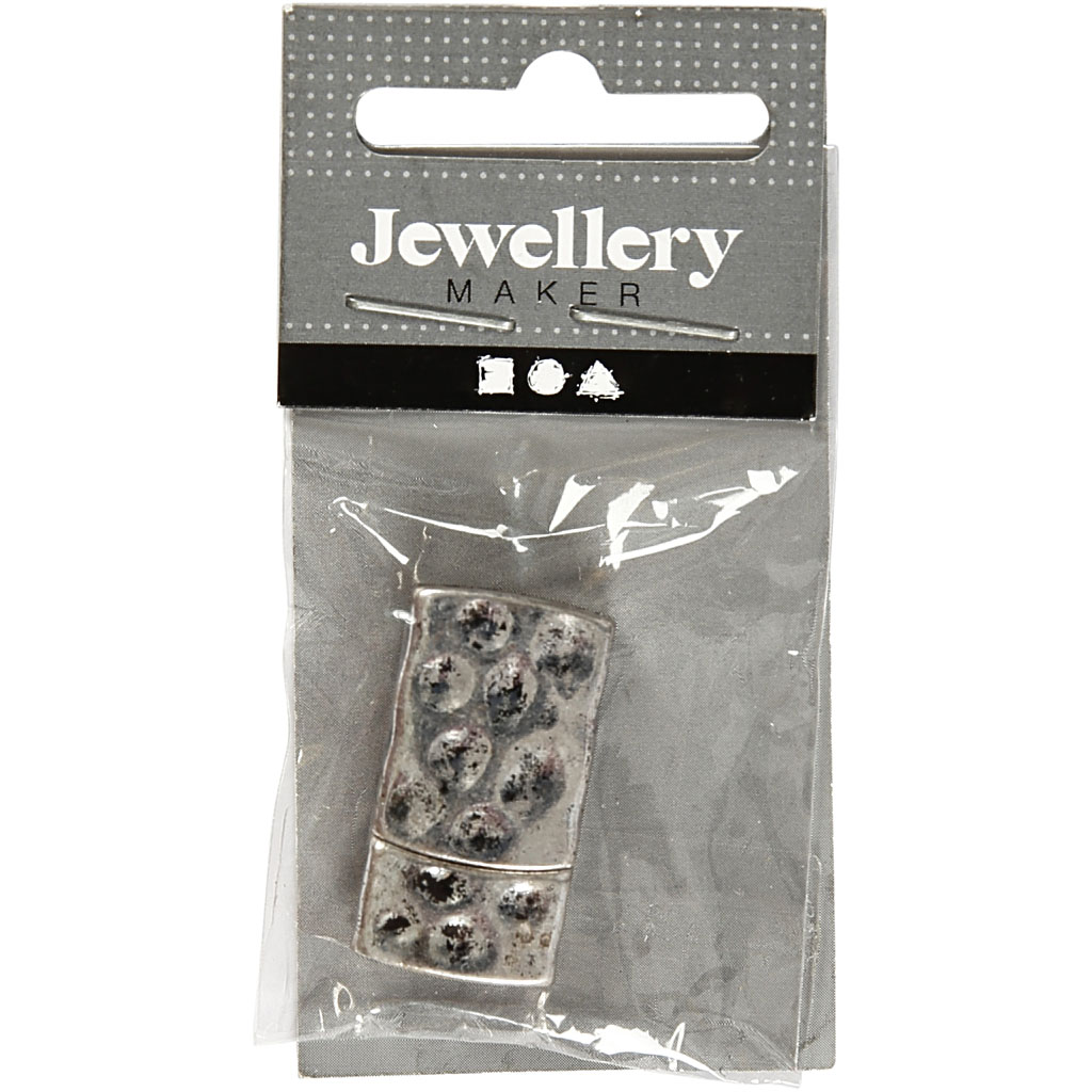Magnetlås Creativ Company Antiksilver Stl 7x29 mm Hålstl 3x10 mm 1 St