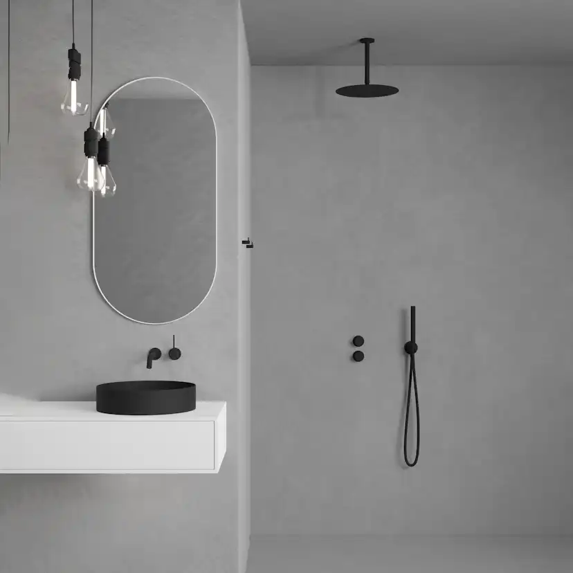 Tvättställsblandare Scandtap Steel Harmonized 1 Coal Coal/Mattsvart