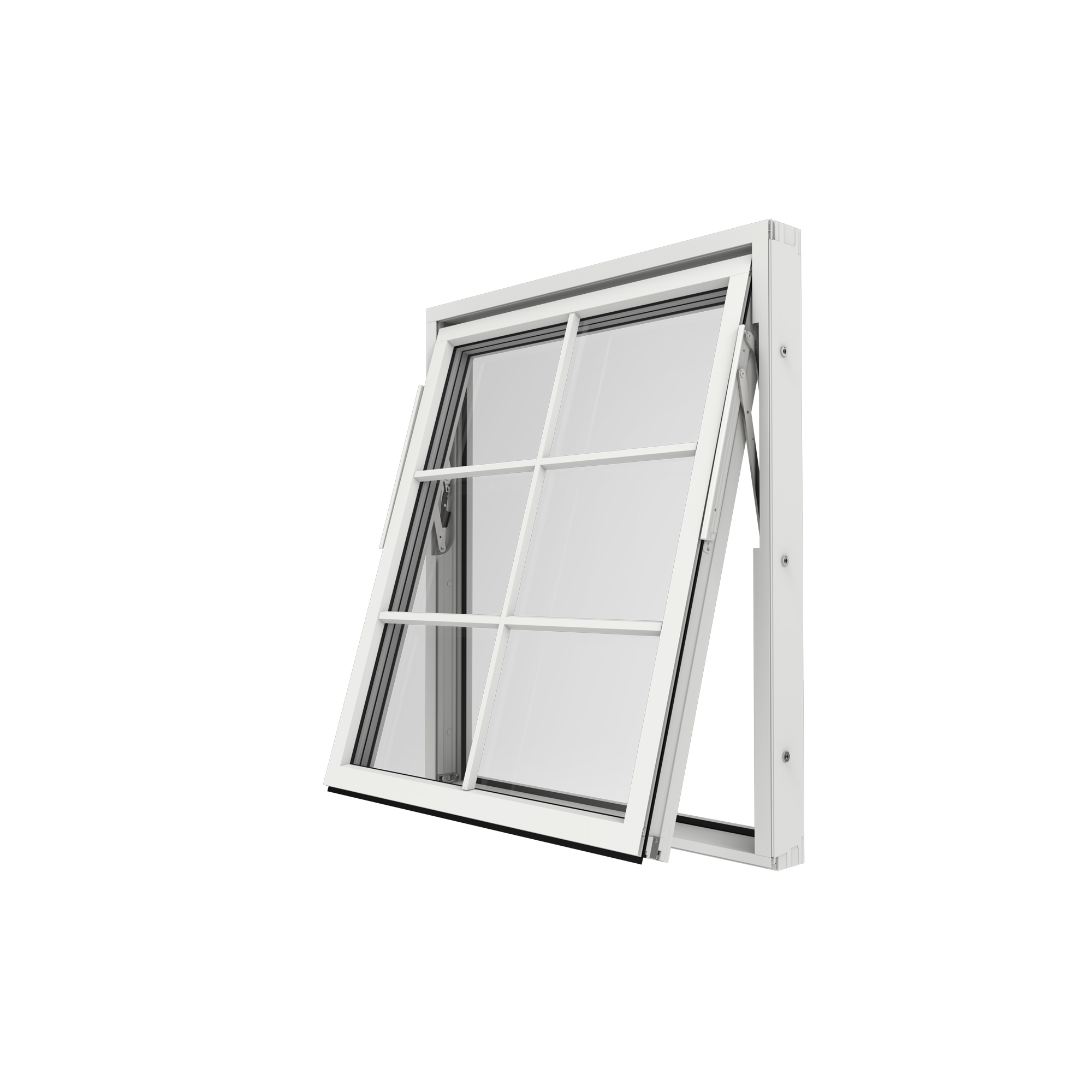 Vridfönster Elitfönster Original Aluminium 100 3-Glas Express