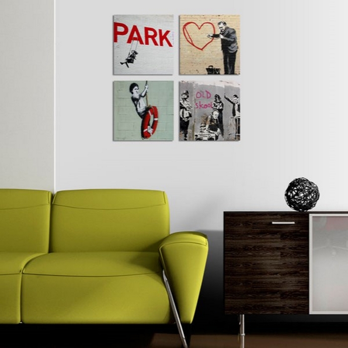 Tavla Arkiio Banksy Urban Inspiration