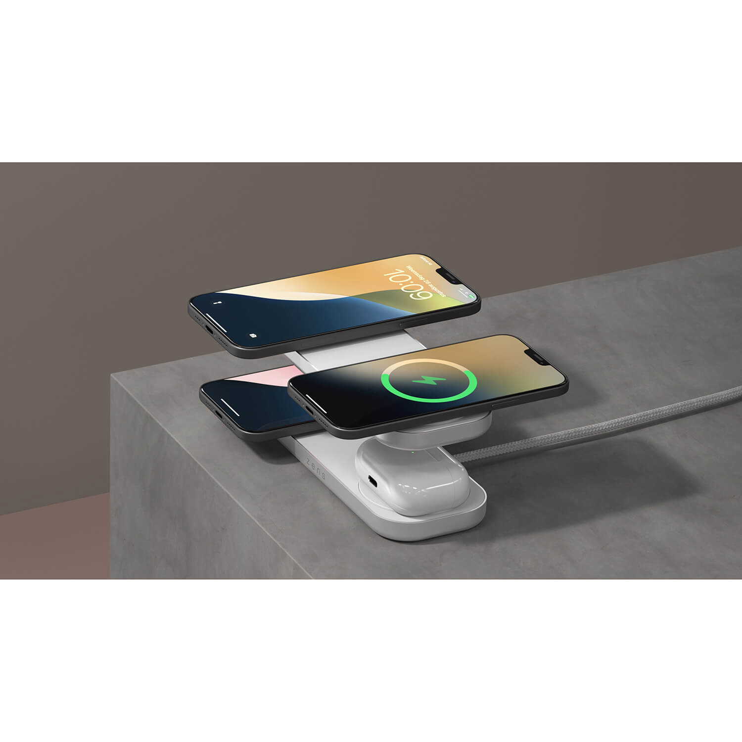Trådlös Laddare ZENS Quattro Pro 4 Qi2