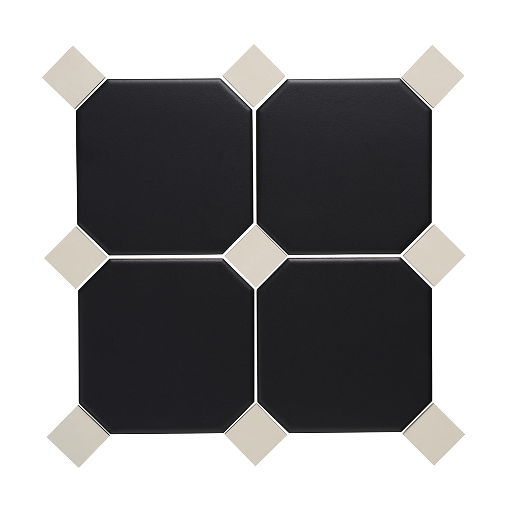Klinker Konradssons Sekel Oktagon Nero 15x15 cm
