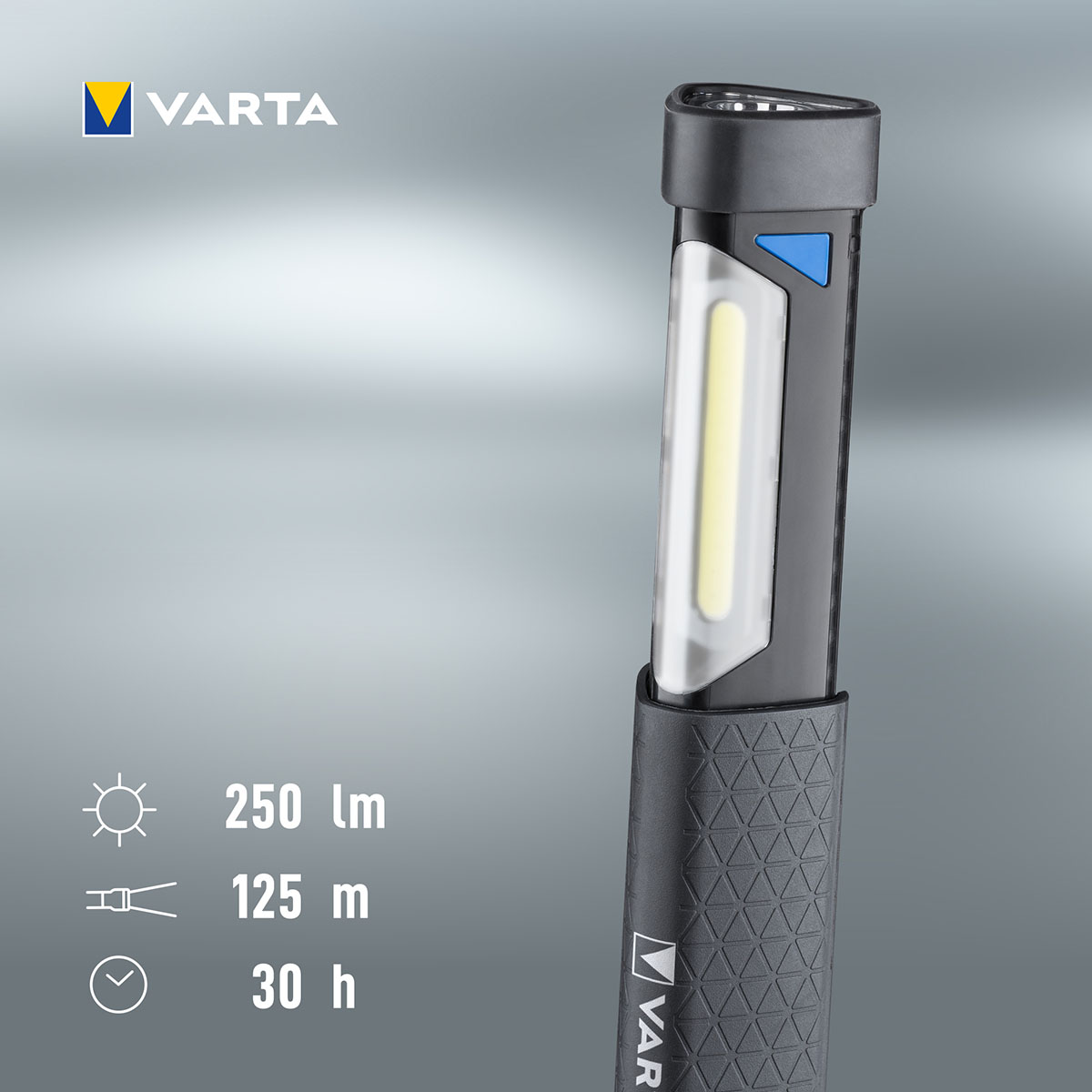 Arbetsbelysning Varta Work Flex Telescope Light IP54 250 lm