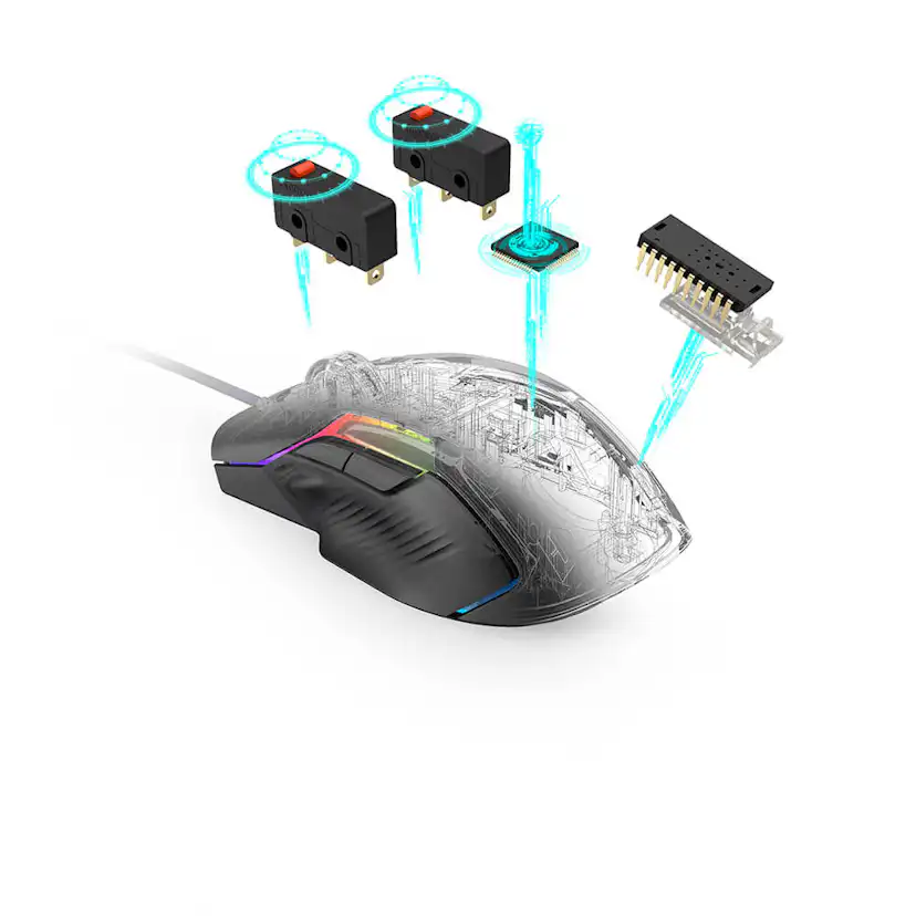 Mus Urage Gaming Reaper 600 Optisk 32000Dpi Svart