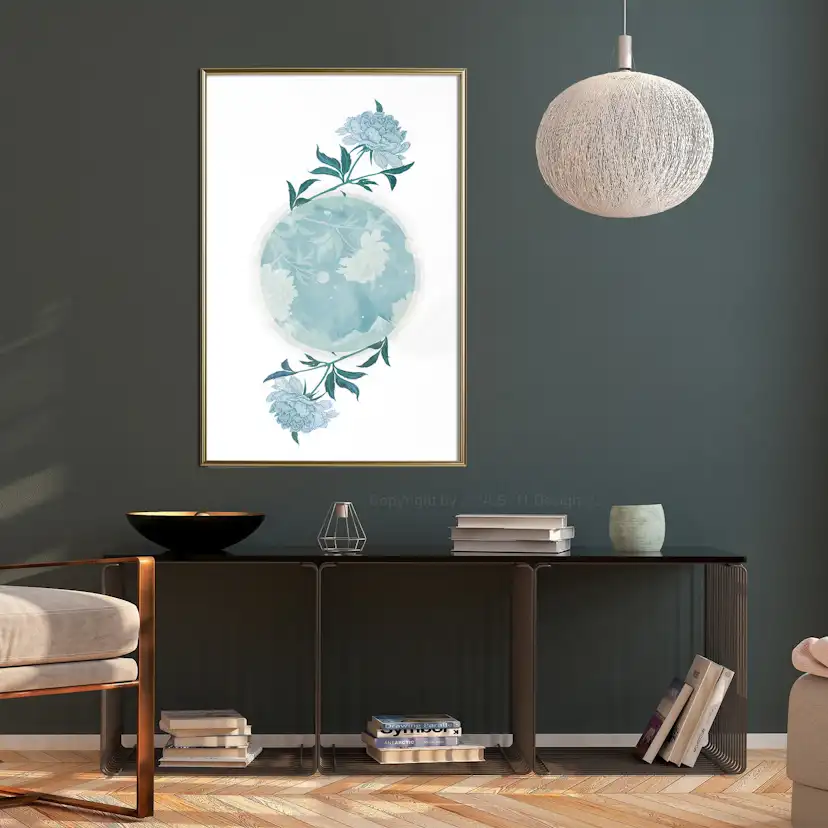 Poster Artgeist Affisch Floral Planet