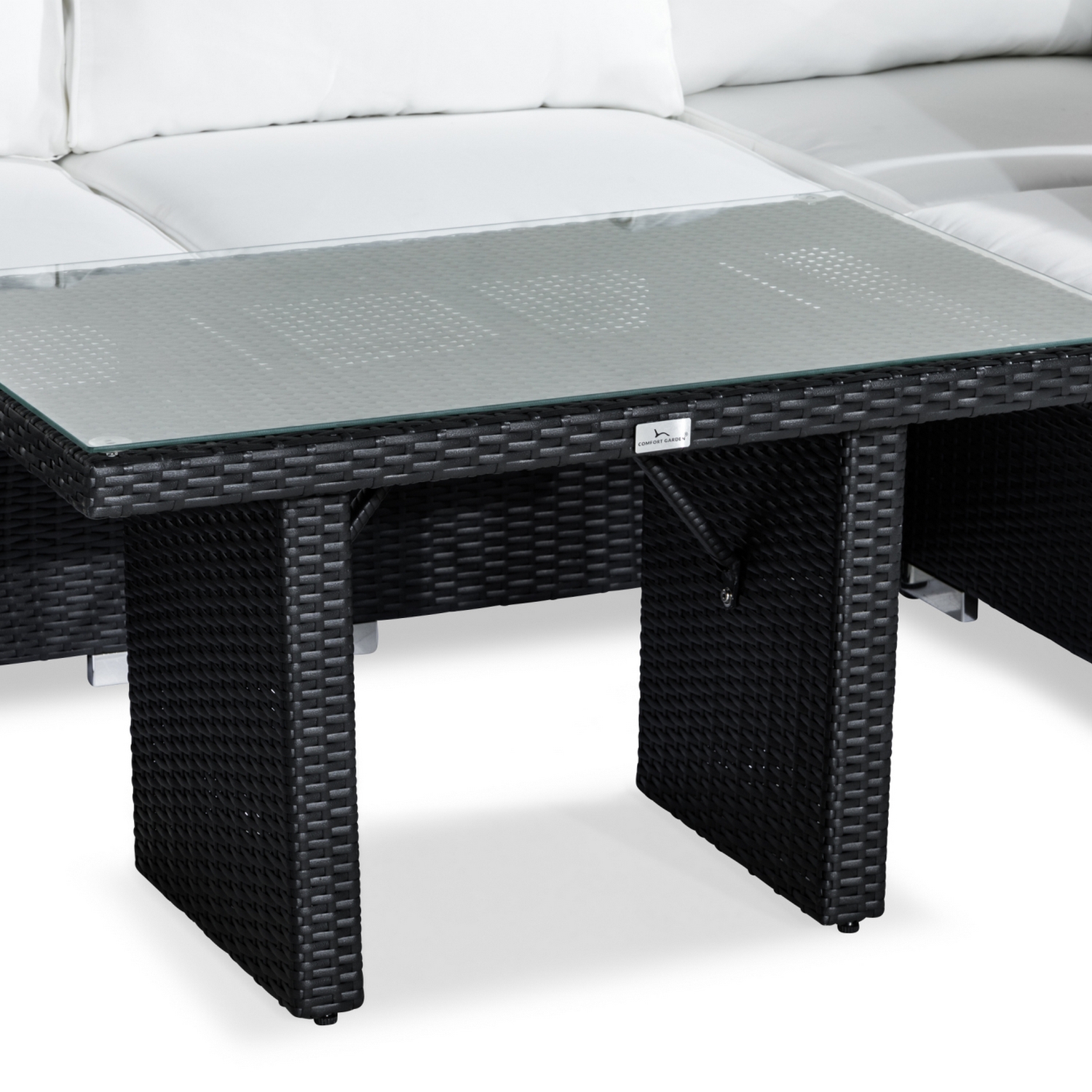 Loungegrupp Comfort Garden Bahamas 4-sits Hörn med Fåtölj och Soffbord 100x60 Utomhus