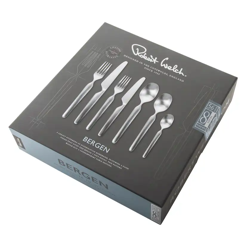 Bestickset Robert Welch Bergen Matt 56 Delar