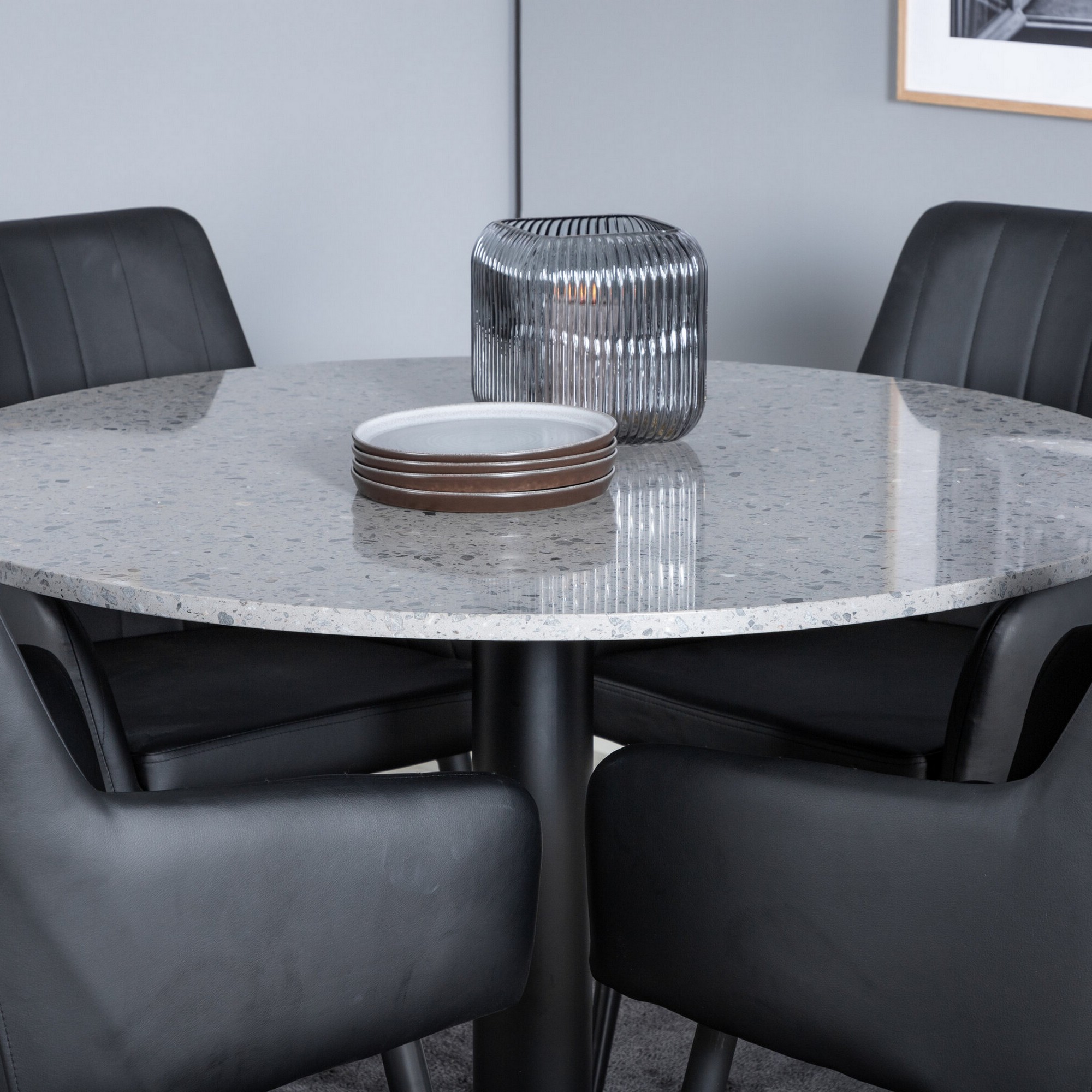 Matgrupp Venture Home Razzia med 4st Comfort Stolar