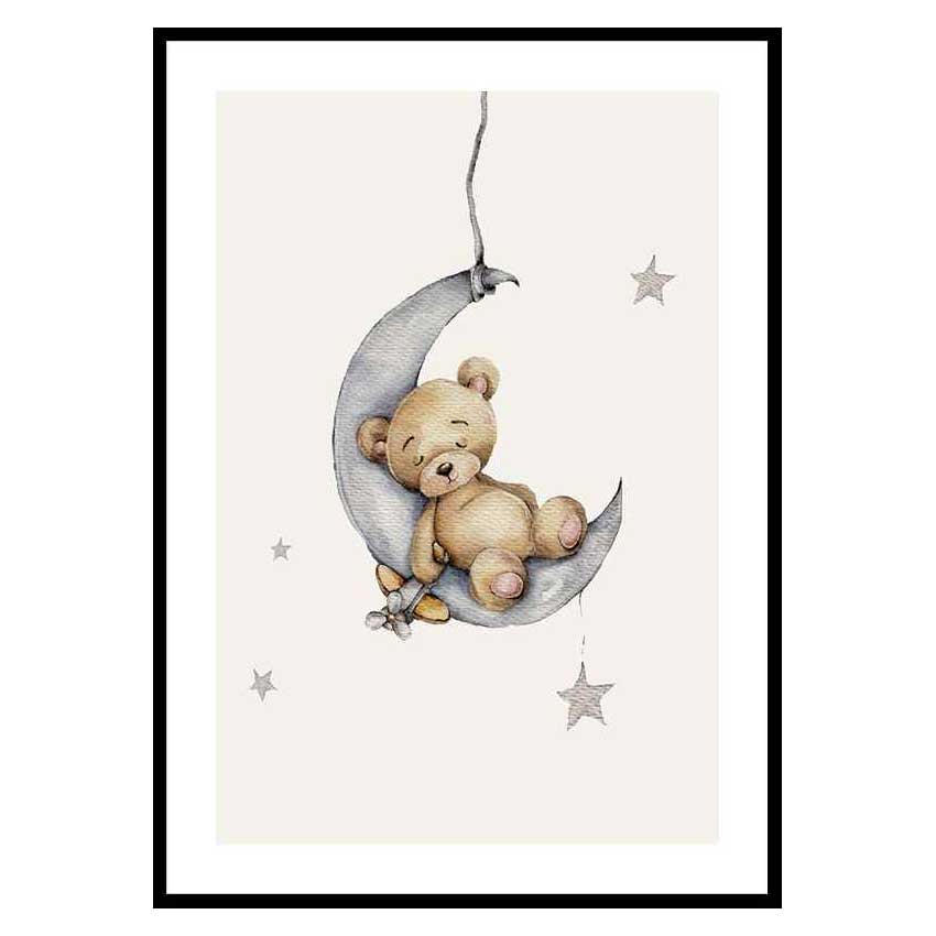 Poster Gallerix Sleeping Teddy