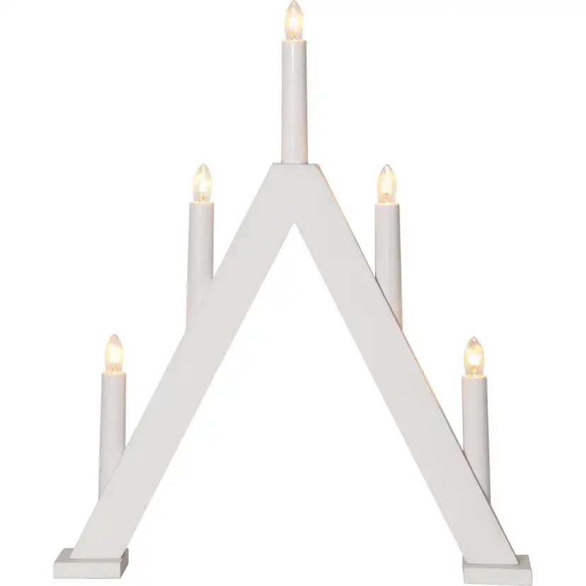 Ljusstake ALBO Vit