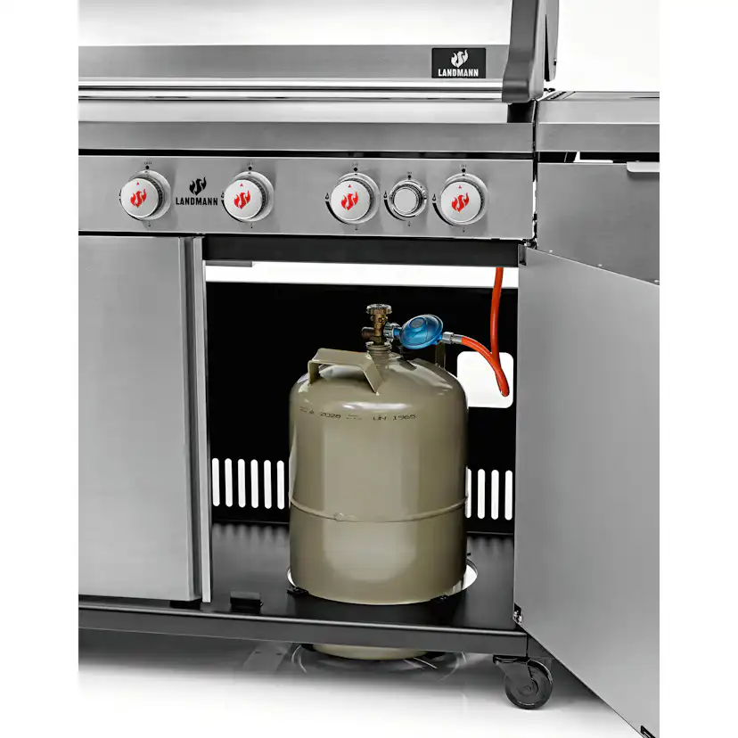 Gasolgrill Landmann Outdoor Kitchen 6.1 Stainless Steel