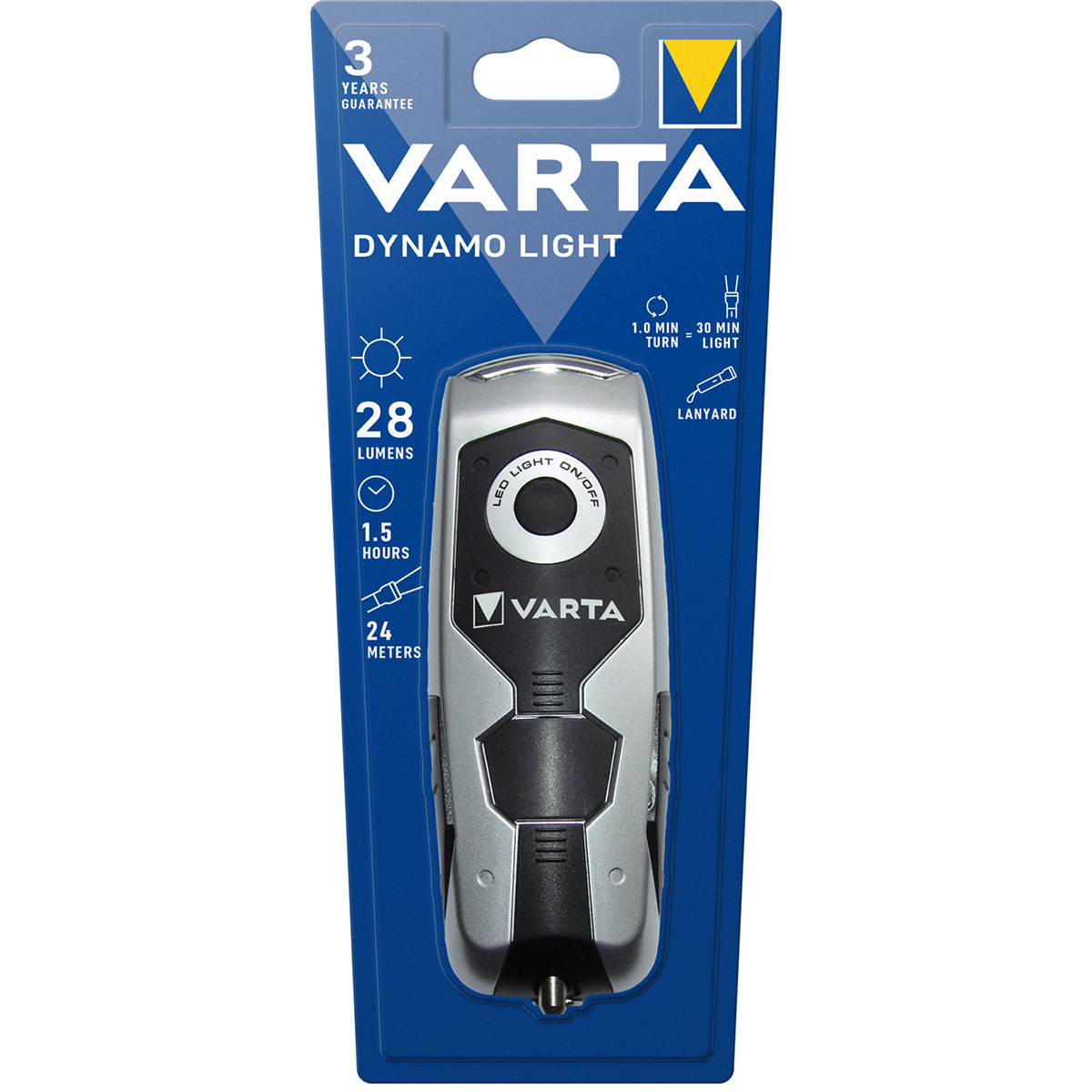 Vevficklampa Varta Dynamo Light 28 lm