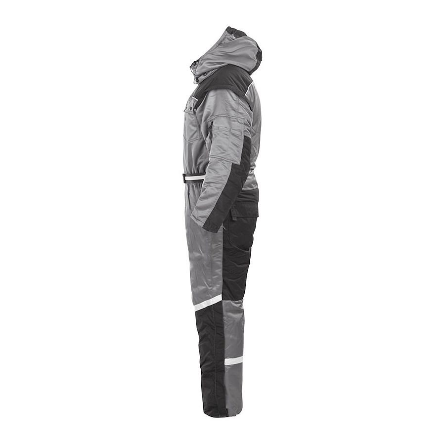 4360 Vinteroverall, S, Grå Storlek: S