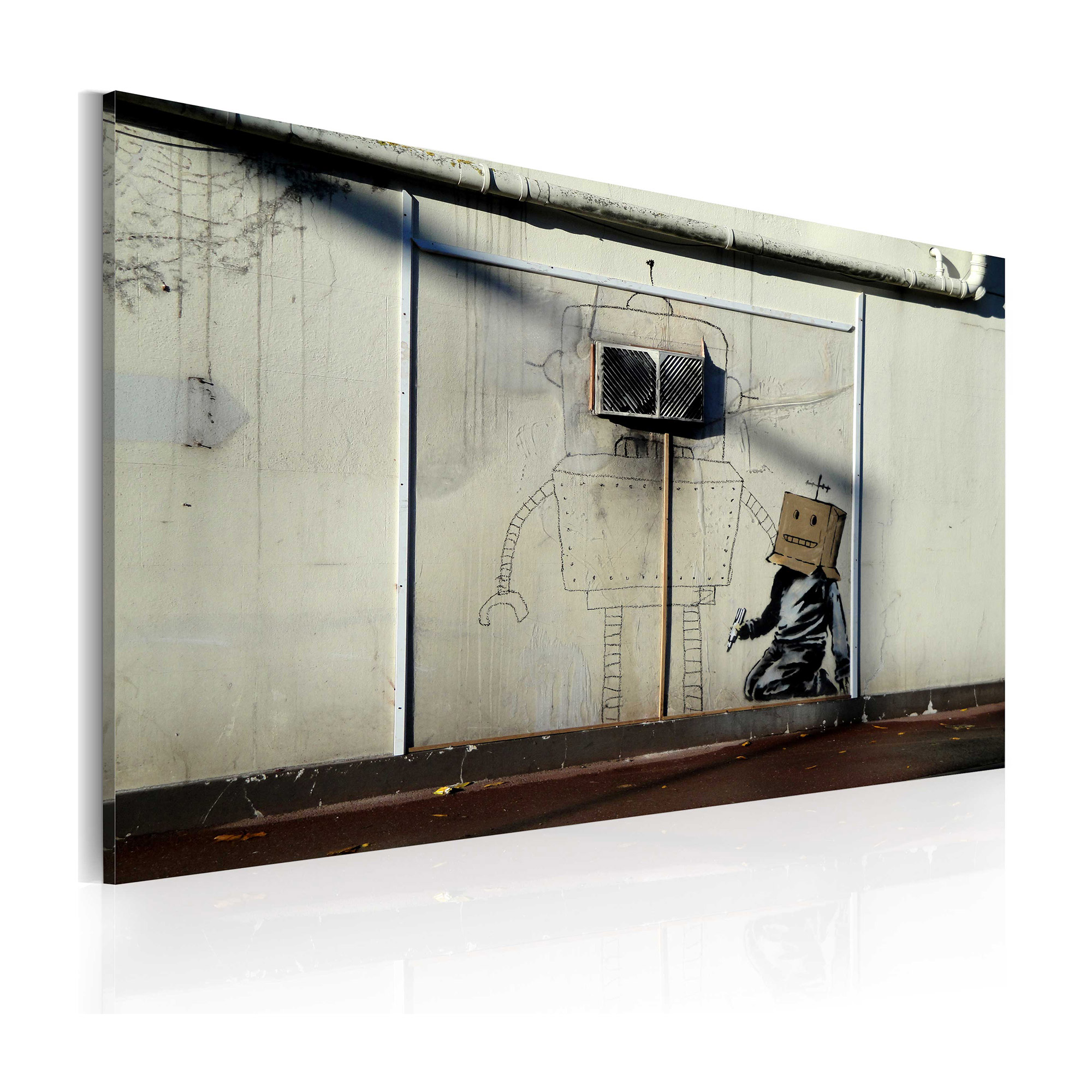 Tavla Arkiio Robots Banksy 60x40