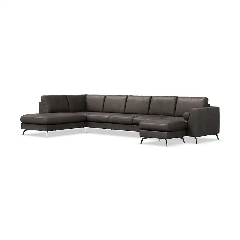 U-soffa Scandinavian Choice Ocean Lyx Läder