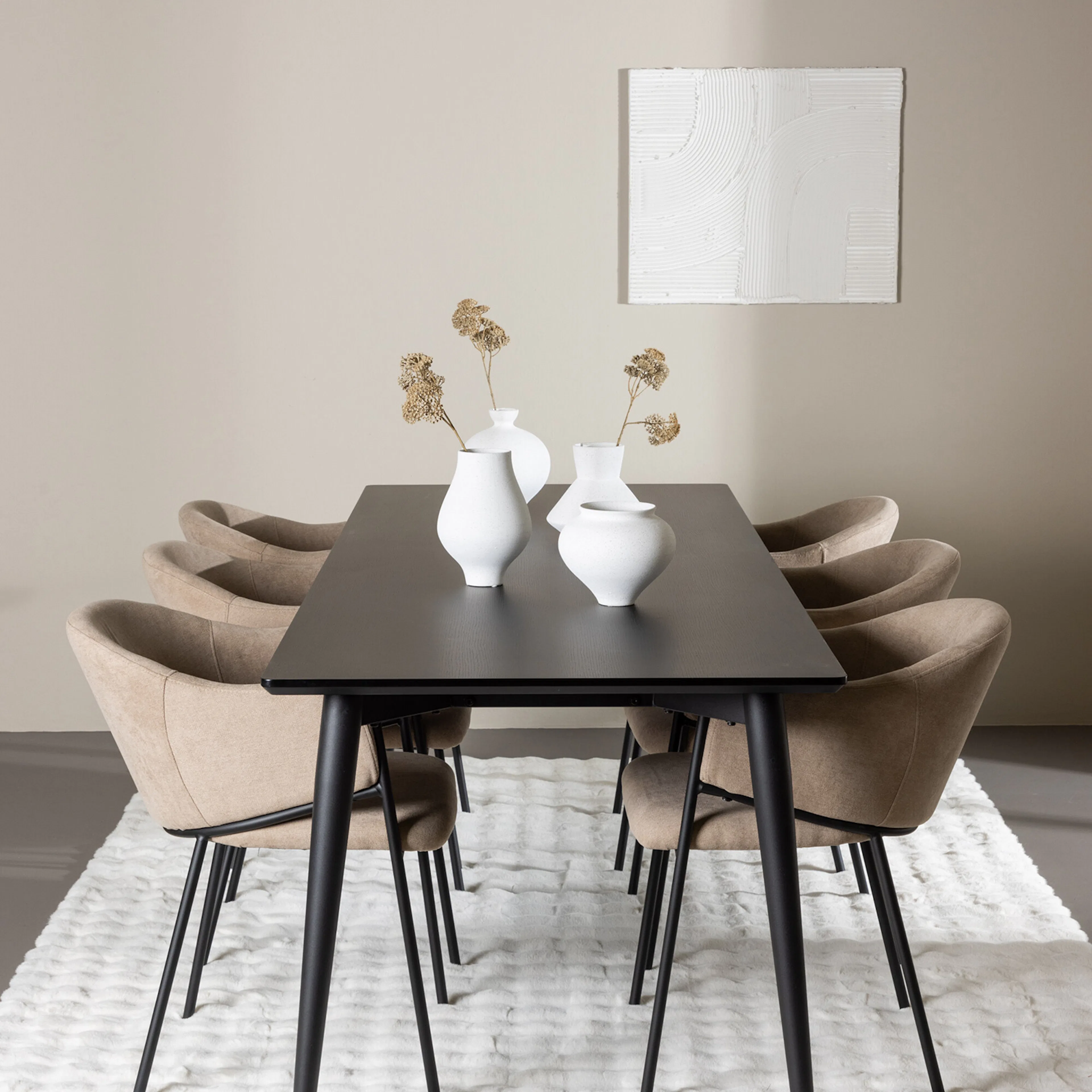 Svart/Beige
