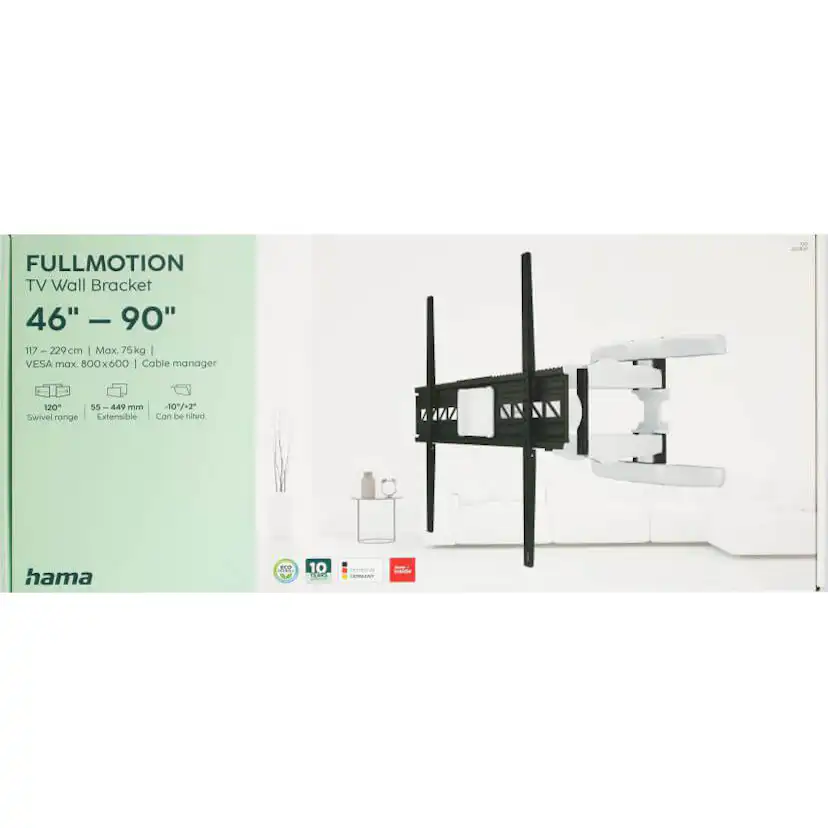 Väggfäste Hama Full Motion VESA up to 800x600 46-90 tum